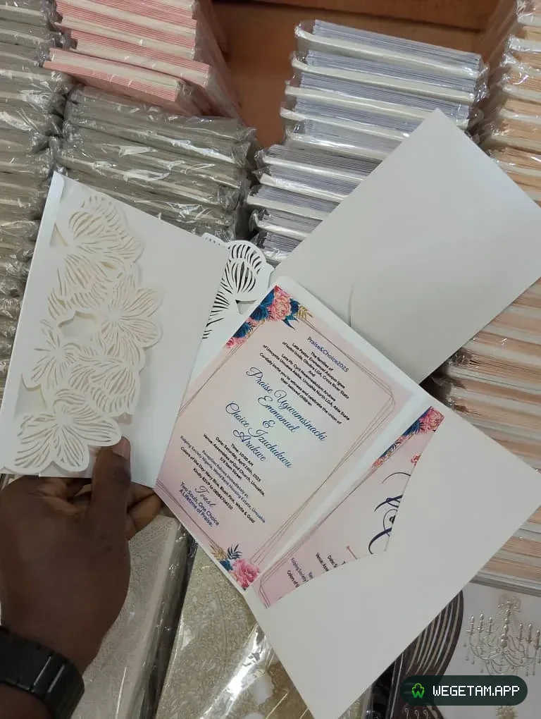Blazers Wedding Card